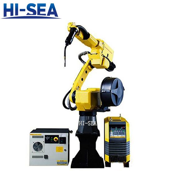 Cutting arc welding robot